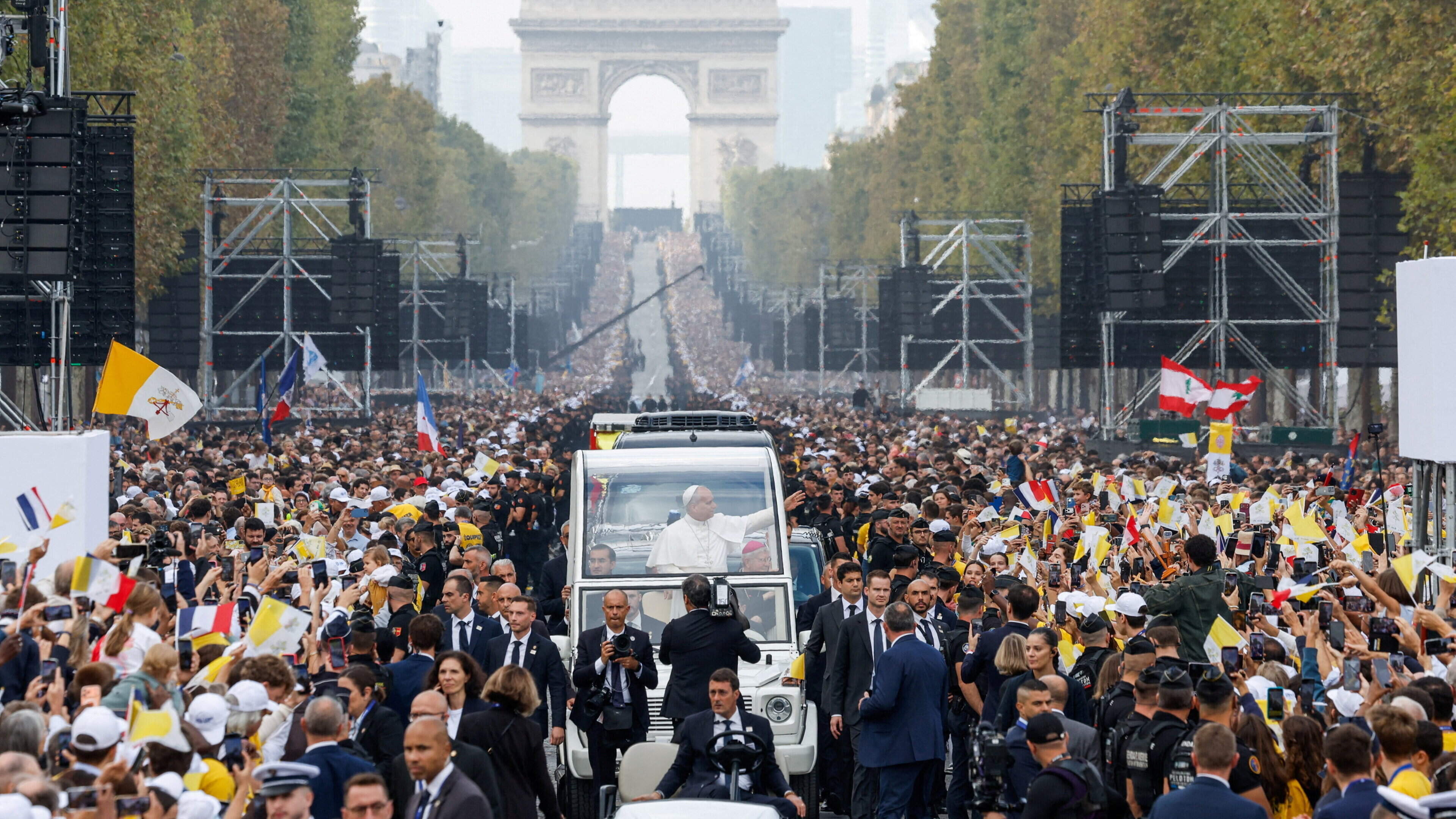 Pope-mania grips Paris as Leo delivers open-air sermon to the masses in France
